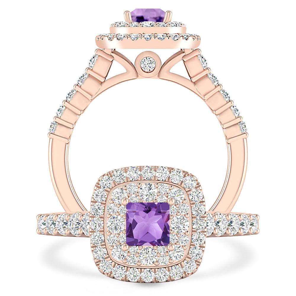 Rose Gold - Amethyst
