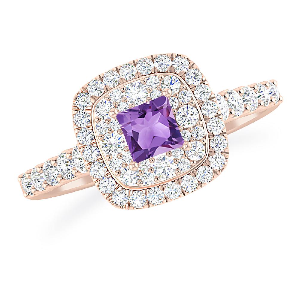 Rose Gold - Amethyst