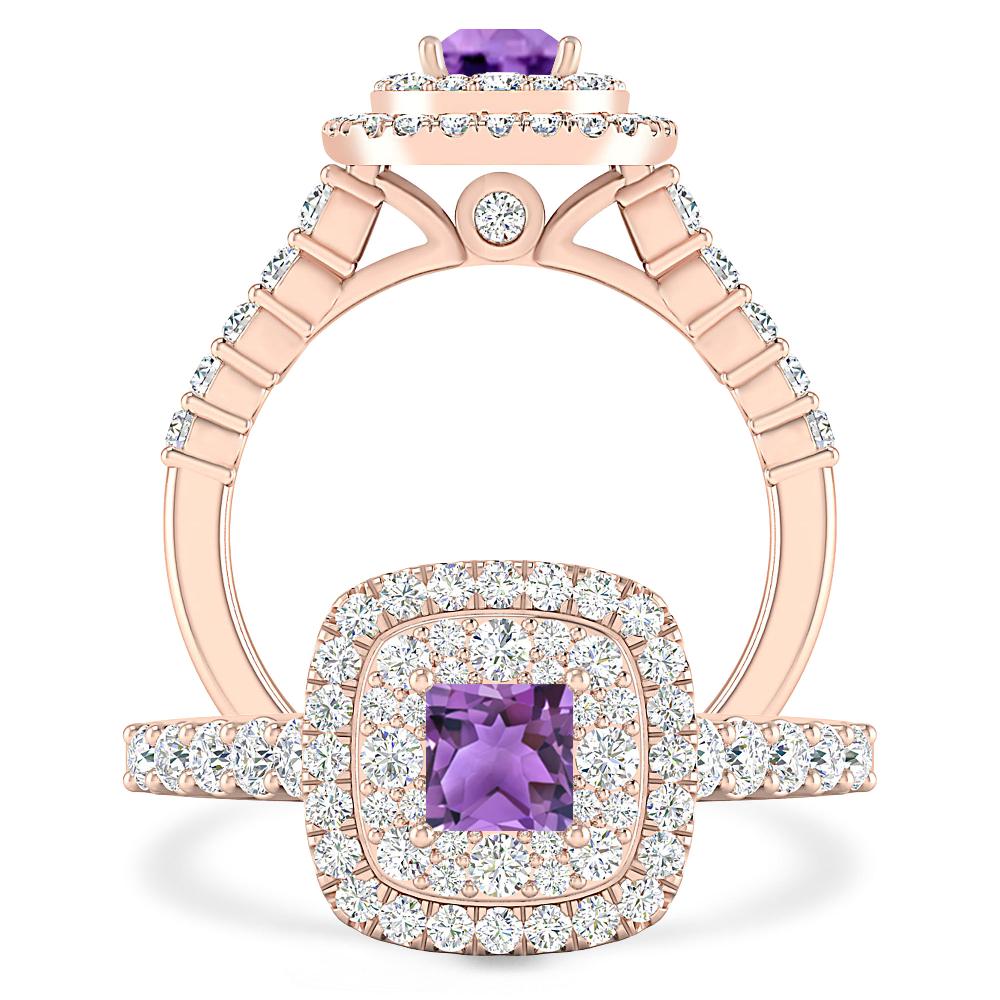 Rose Gold - Amethyst