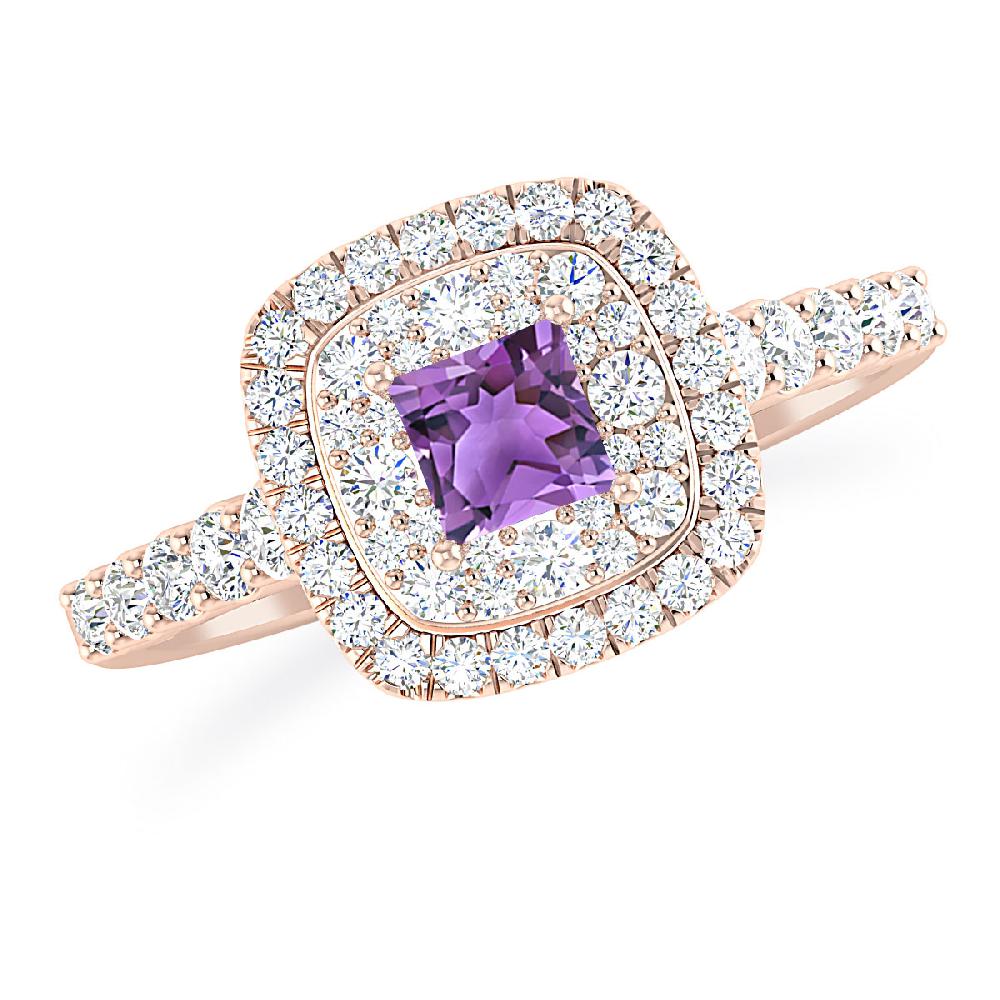 Rose Gold - Amethyst