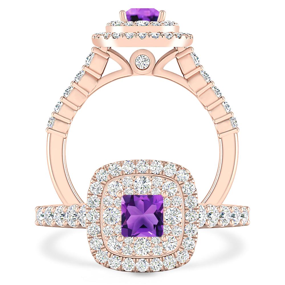 Rose Gold - Amethyst