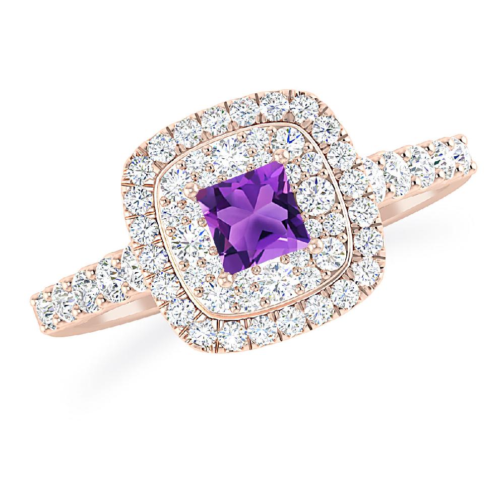 Rose Gold - Amethyst