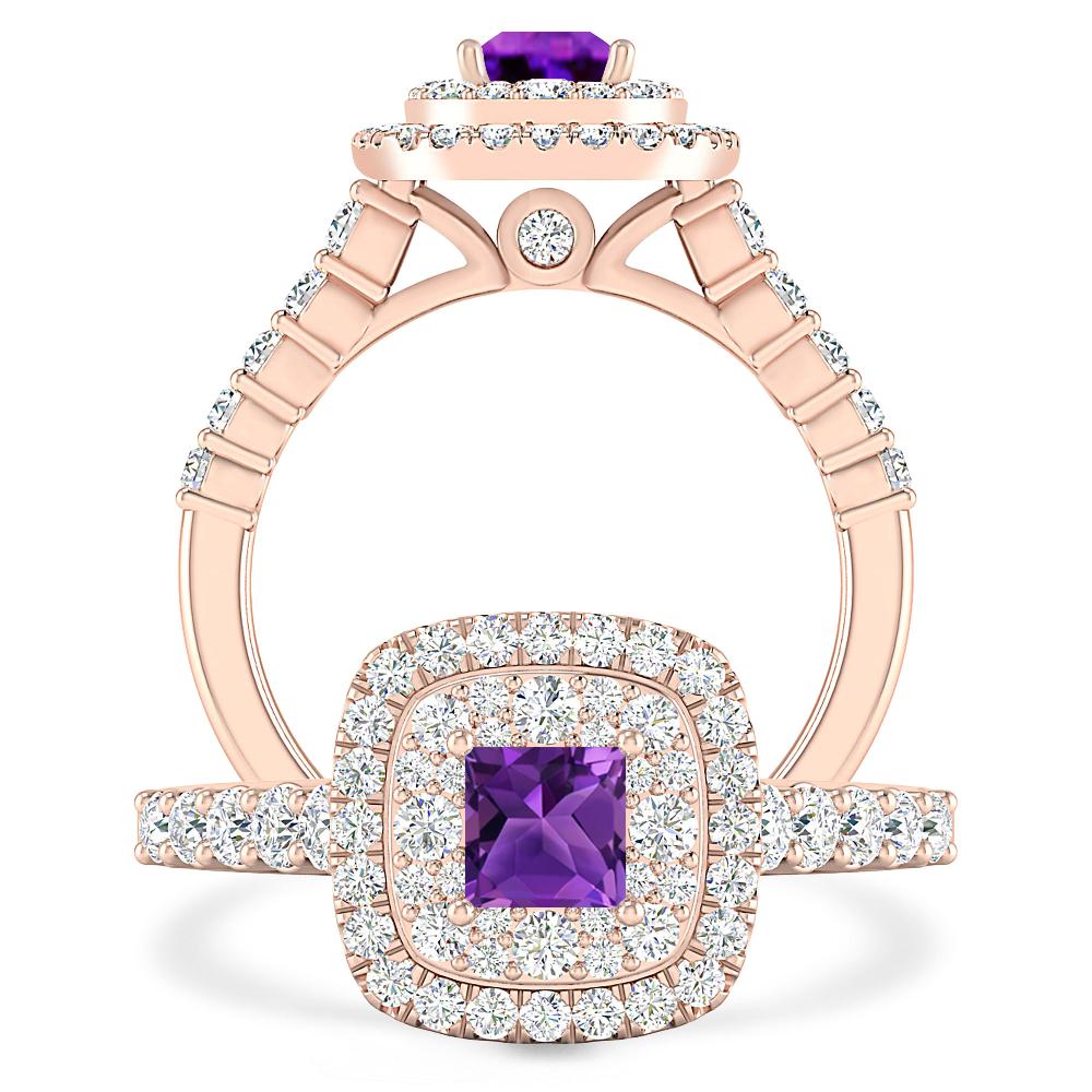 Rose Gold - Amethyst
