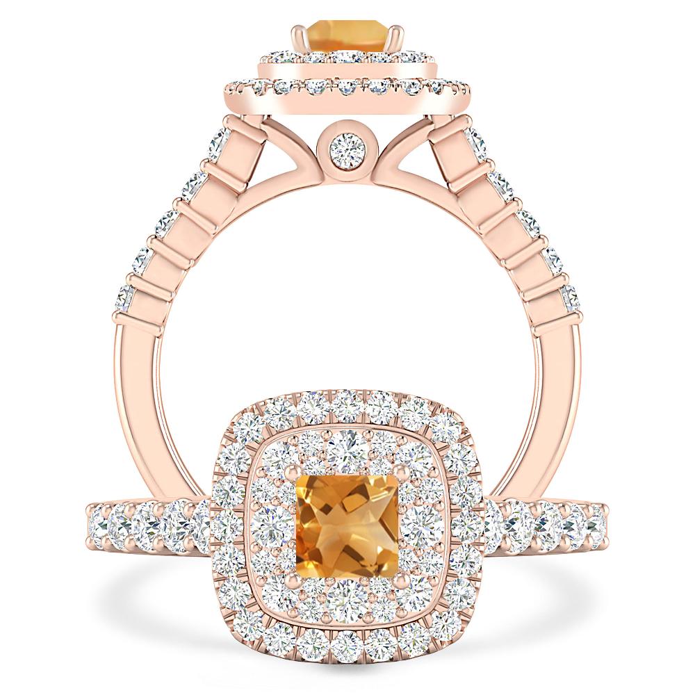 Rose Gold - Citrine
