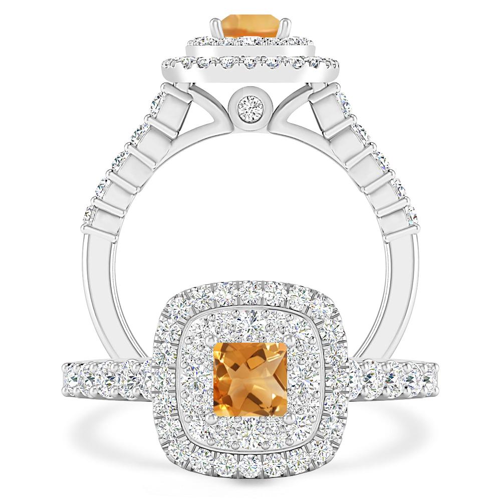 White Gold - Citrine