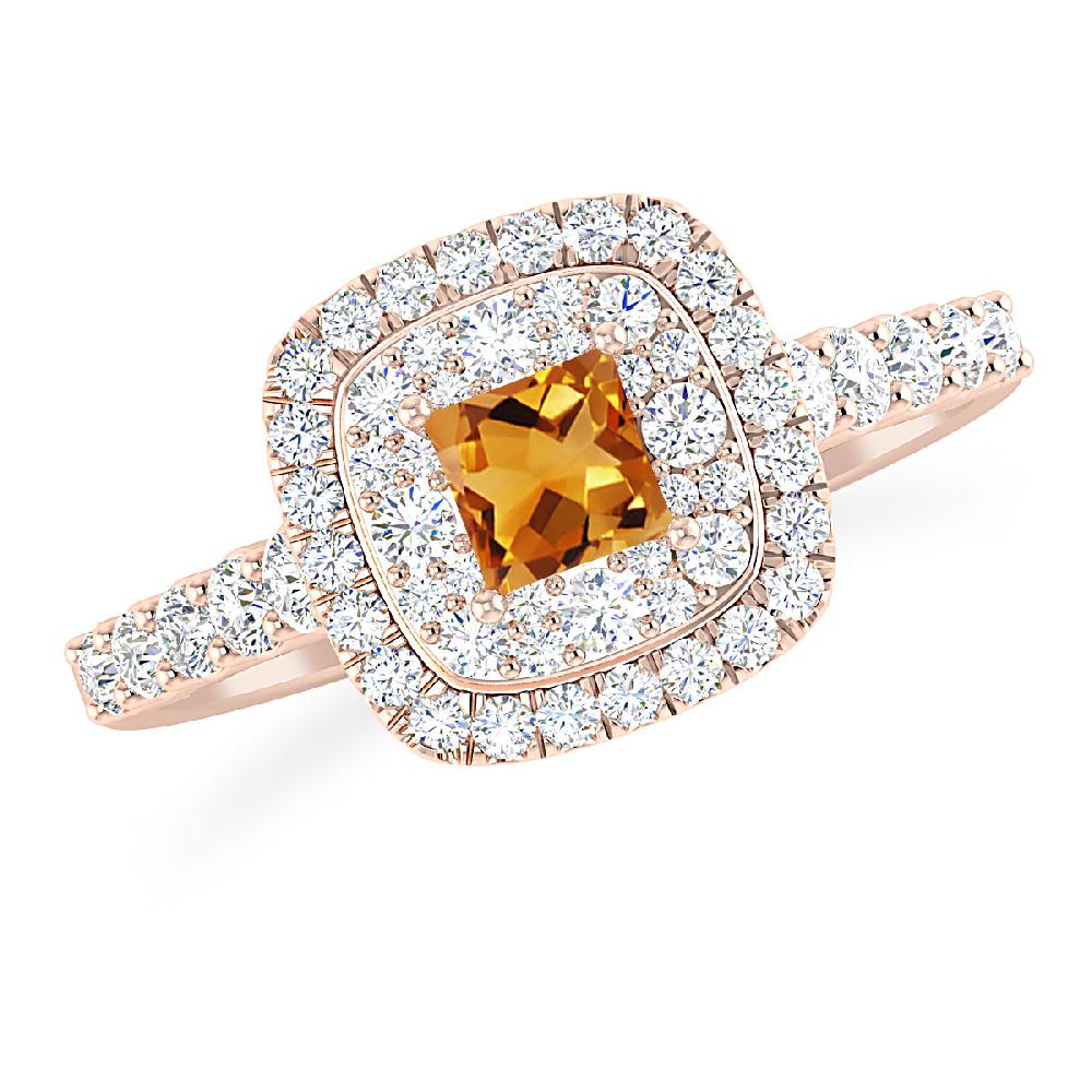 Rose Gold - Citrine