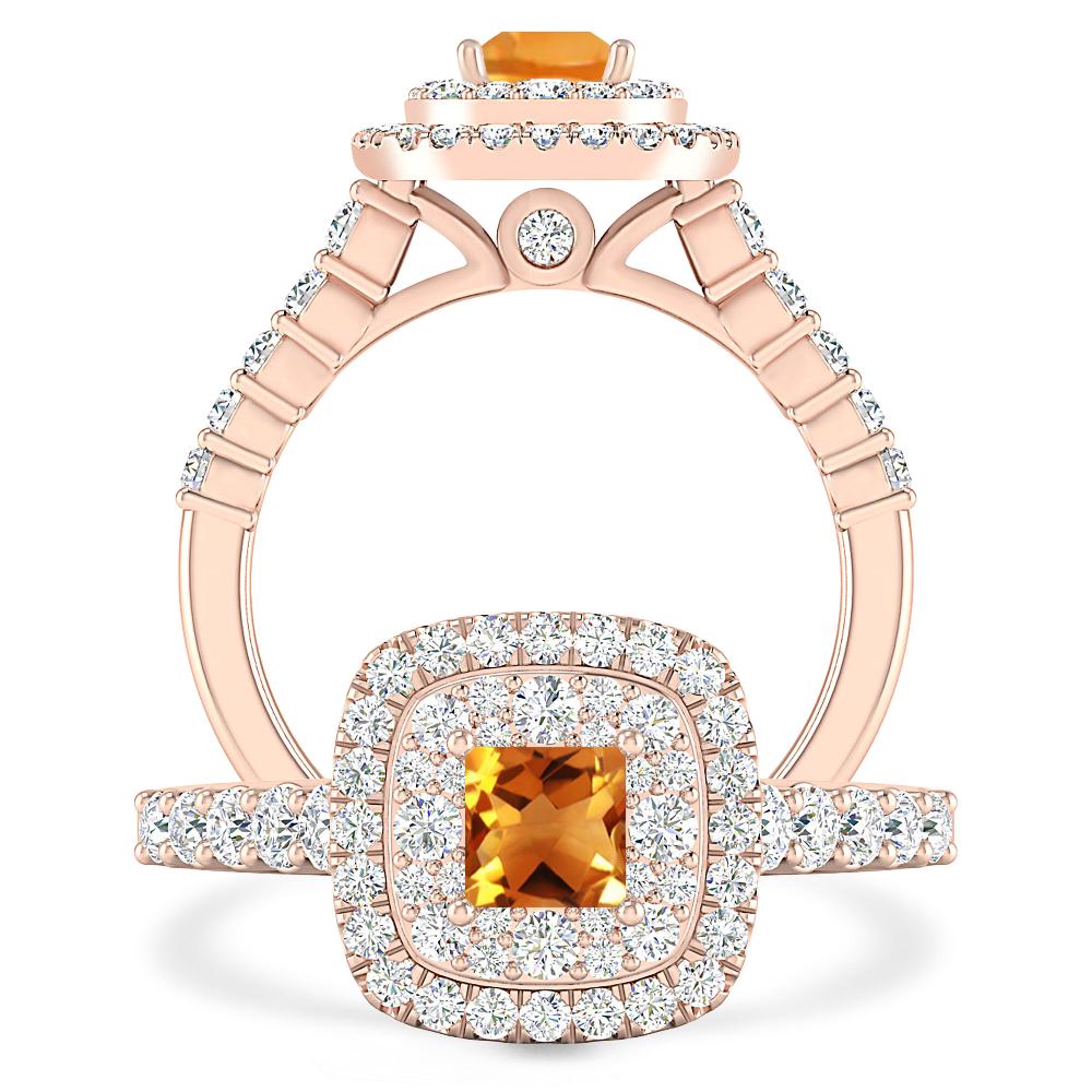 Rose Gold - Citrine