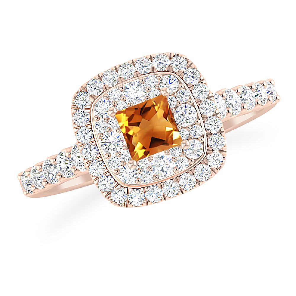 Rose Gold - Citrine