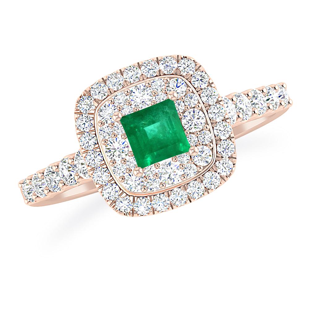 Rose Gold - Emerald