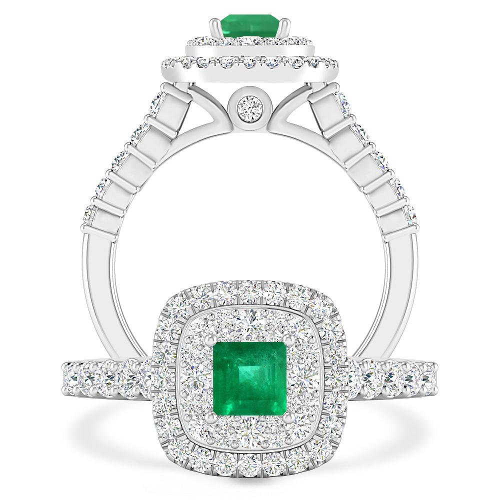 White Gold - Emerald