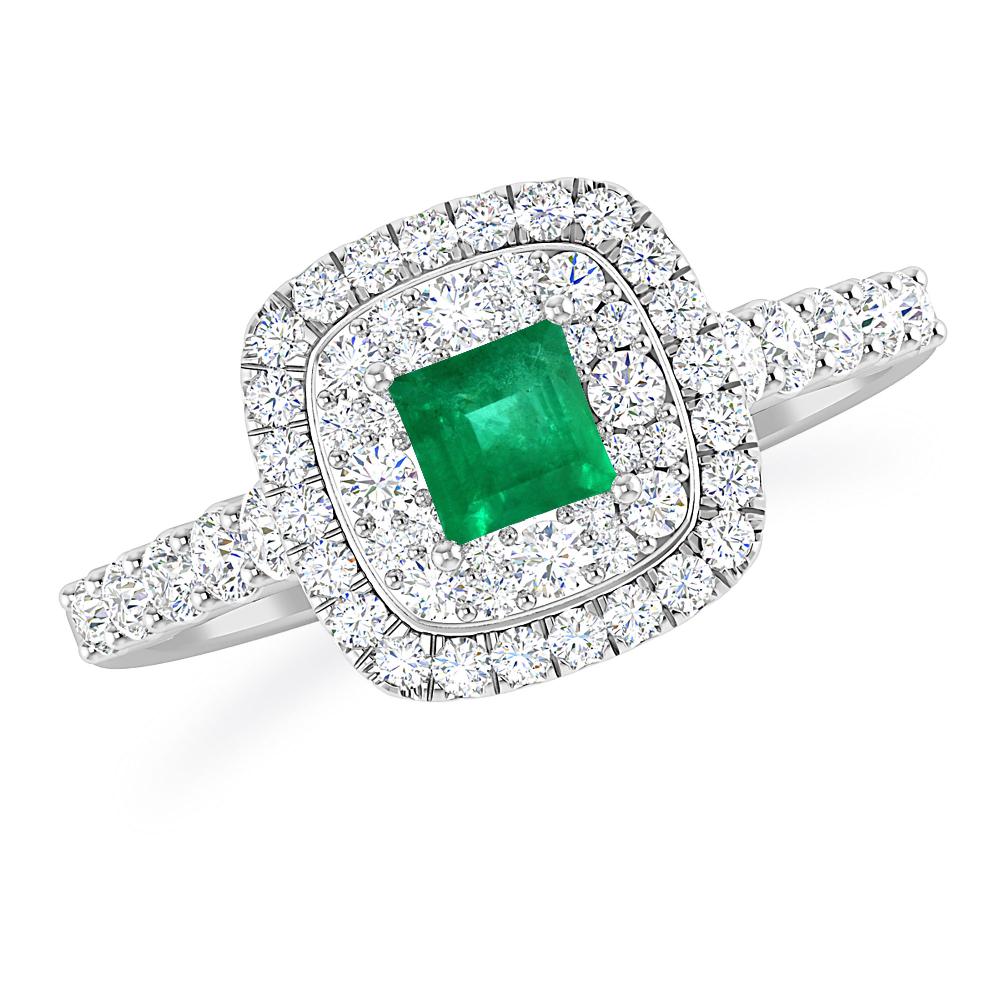 White Gold - Emerald
