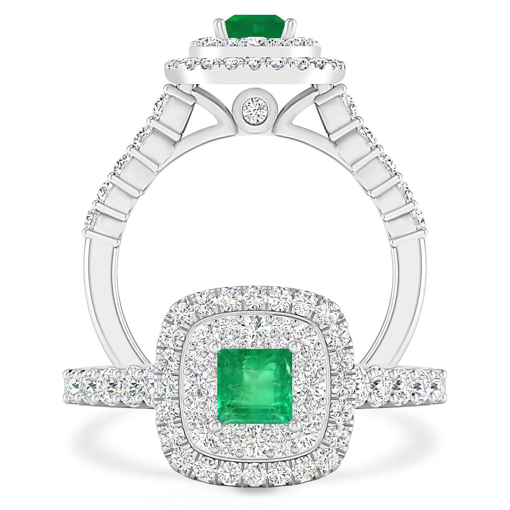 White Gold - Emerald