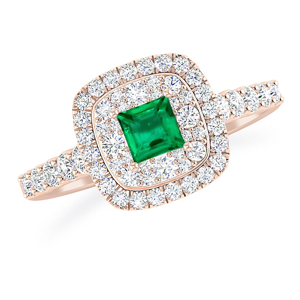 Rose Gold - Emerald