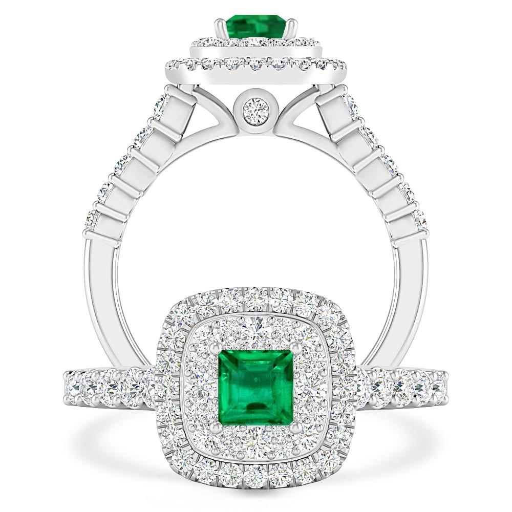 White Gold - Emerald
