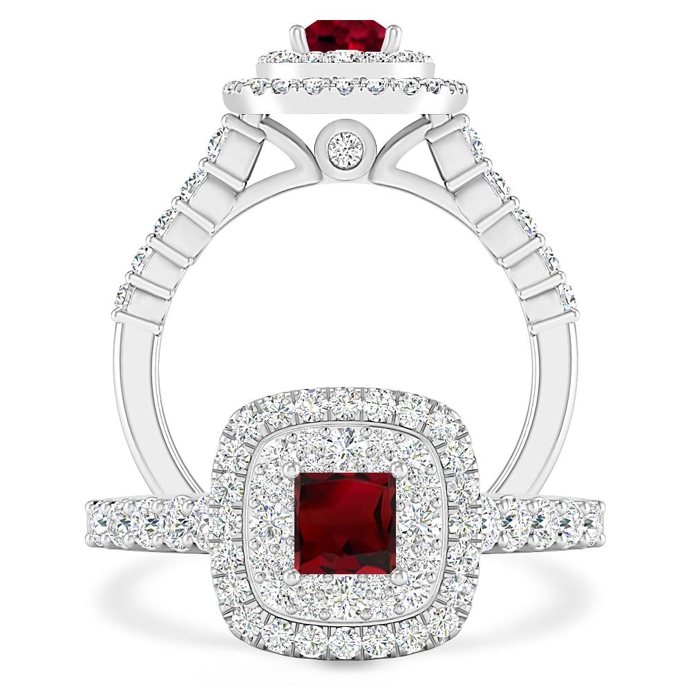 White Gold - Garnet