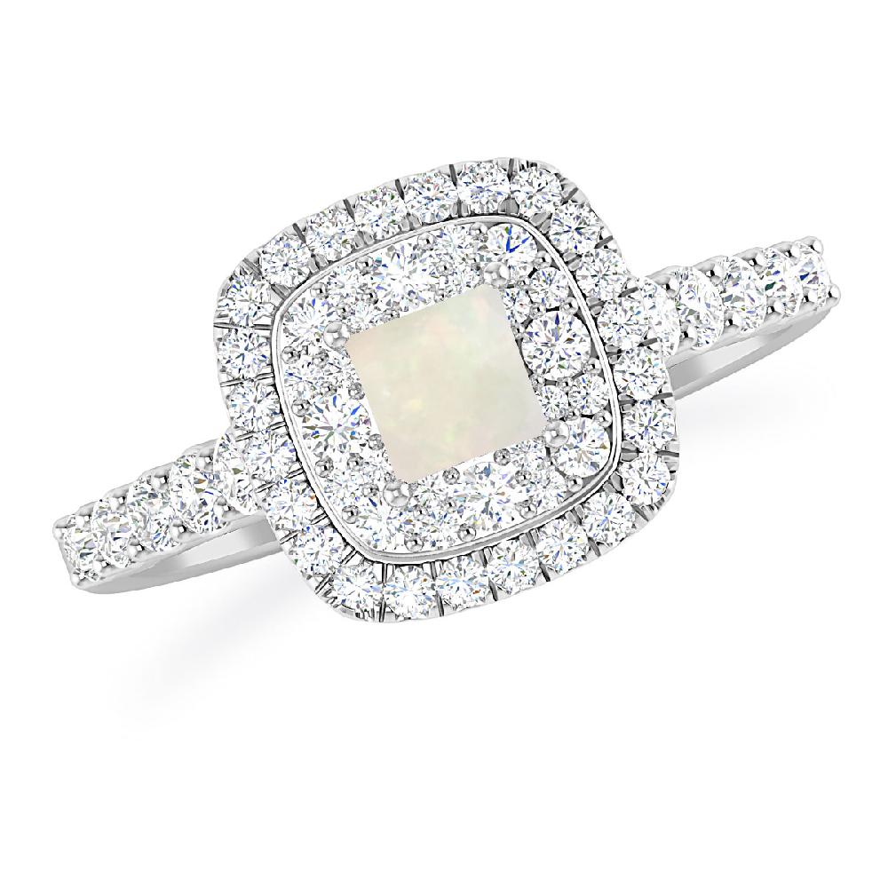 White Gold - Opal