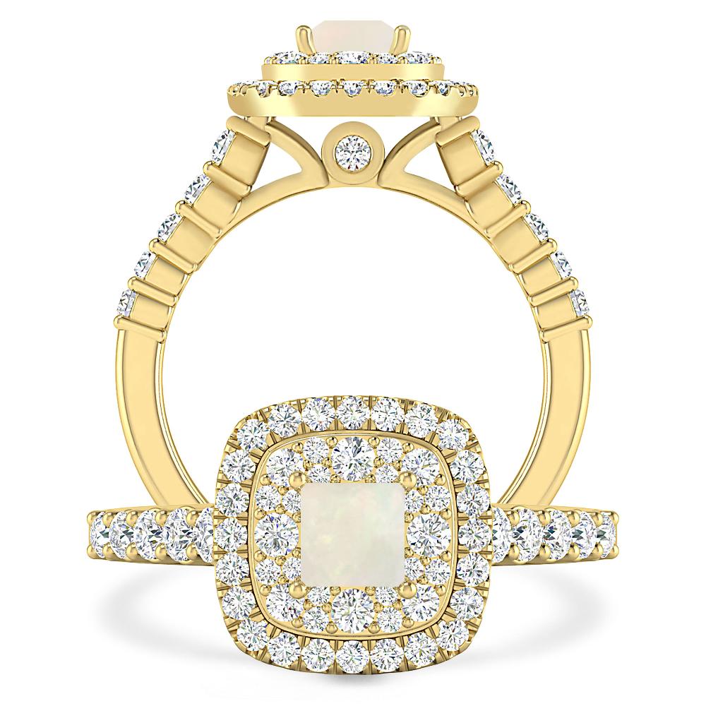 Yellow Gold - Opal
