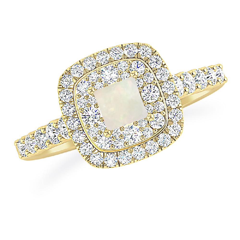Yellow Gold - Opal