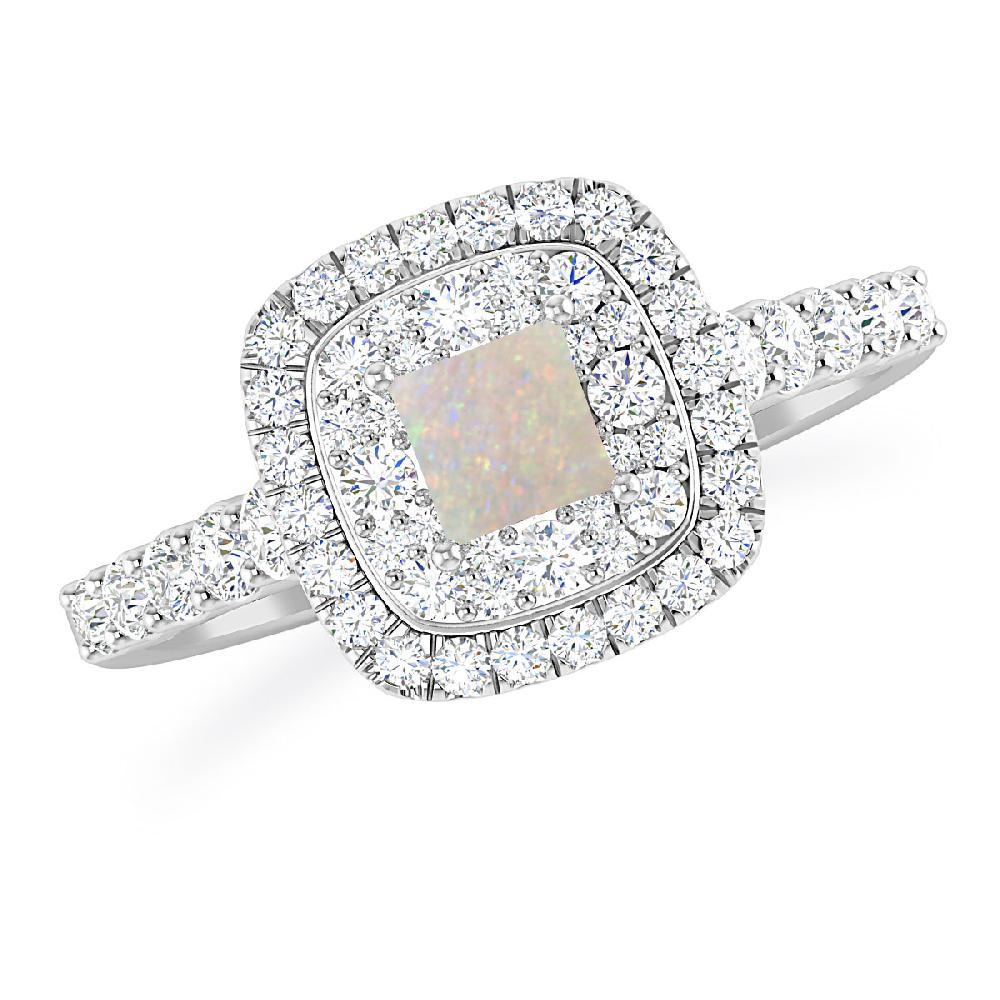 White Gold - Opal