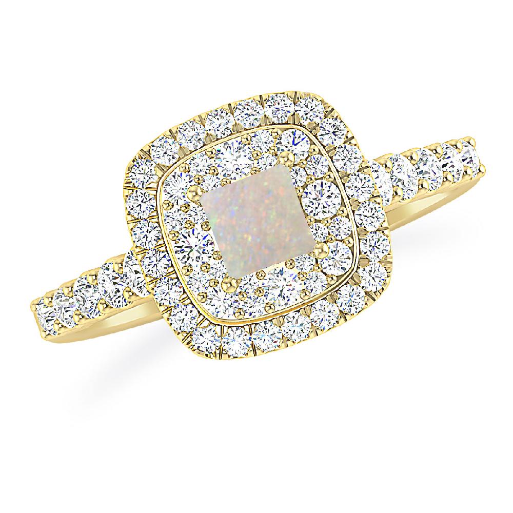 Yellow Gold - Opal