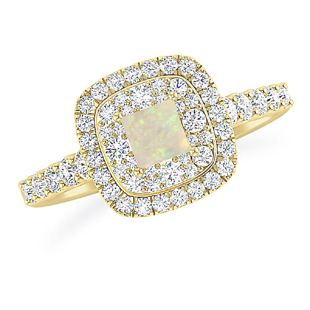 Yellow Gold - Opal