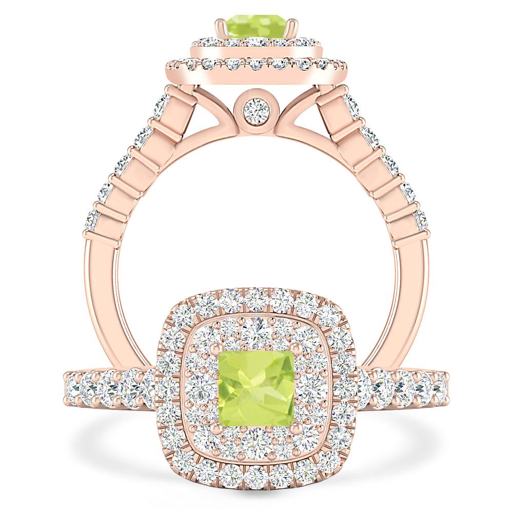 Rose Gold - Peridot