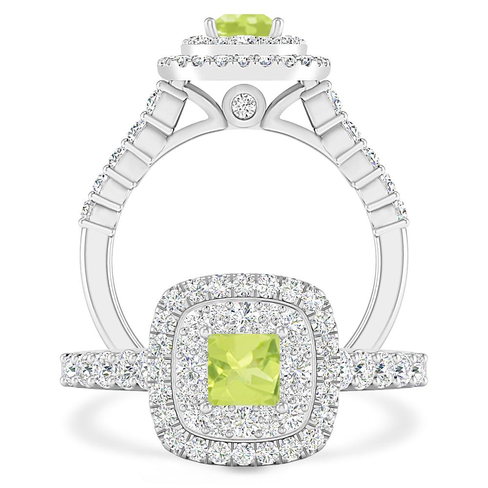 White Gold - Peridot