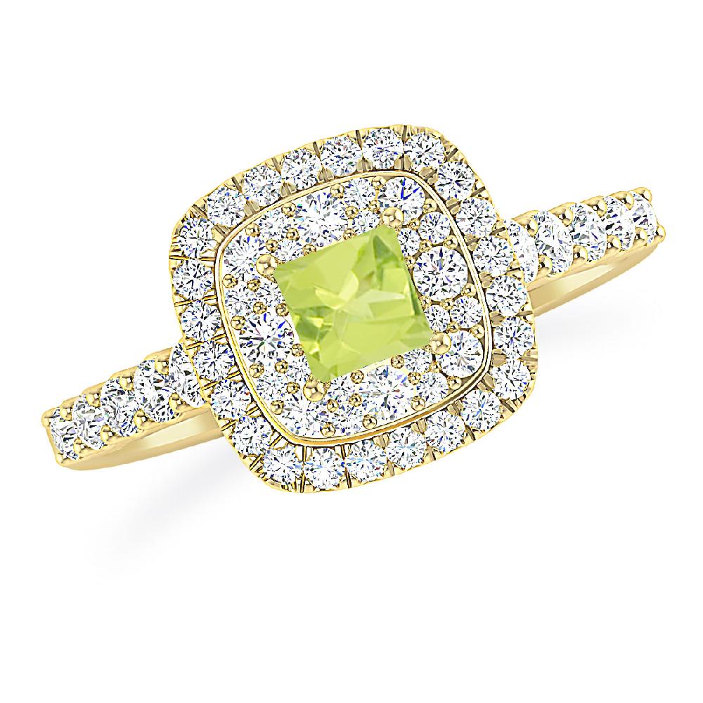 Yellow Gold - Peridot