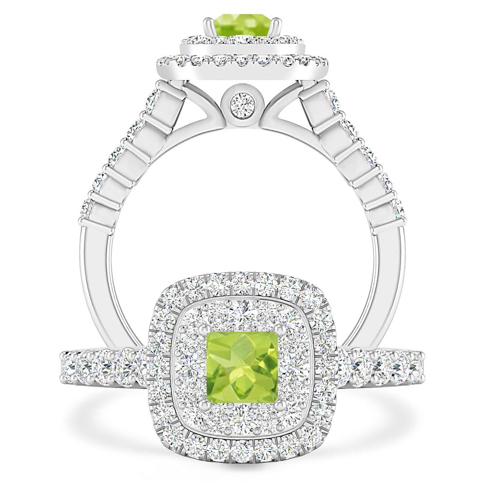 White Gold - Peridot