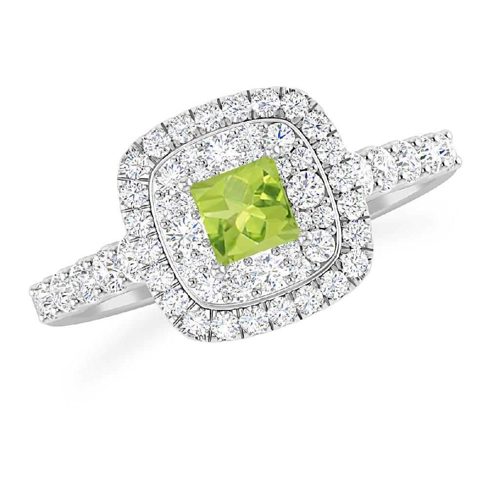 White Gold - Peridot