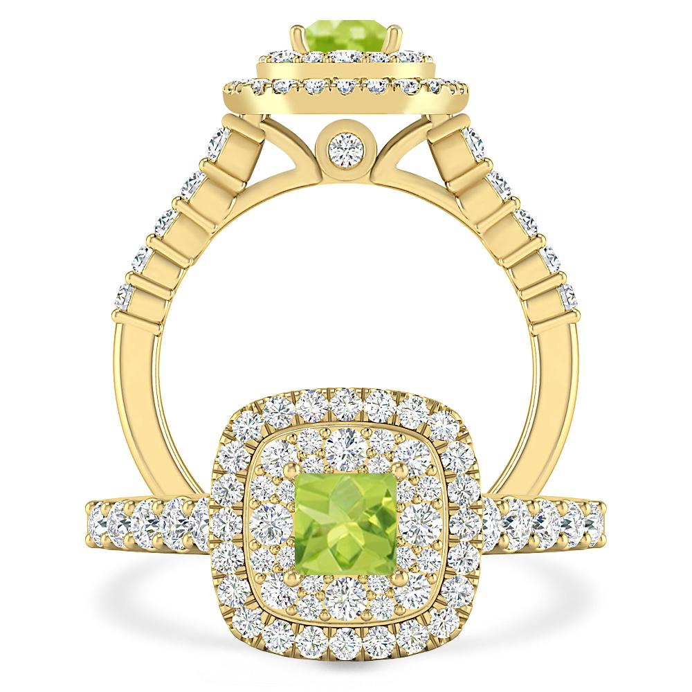 Yellow Gold - Peridot