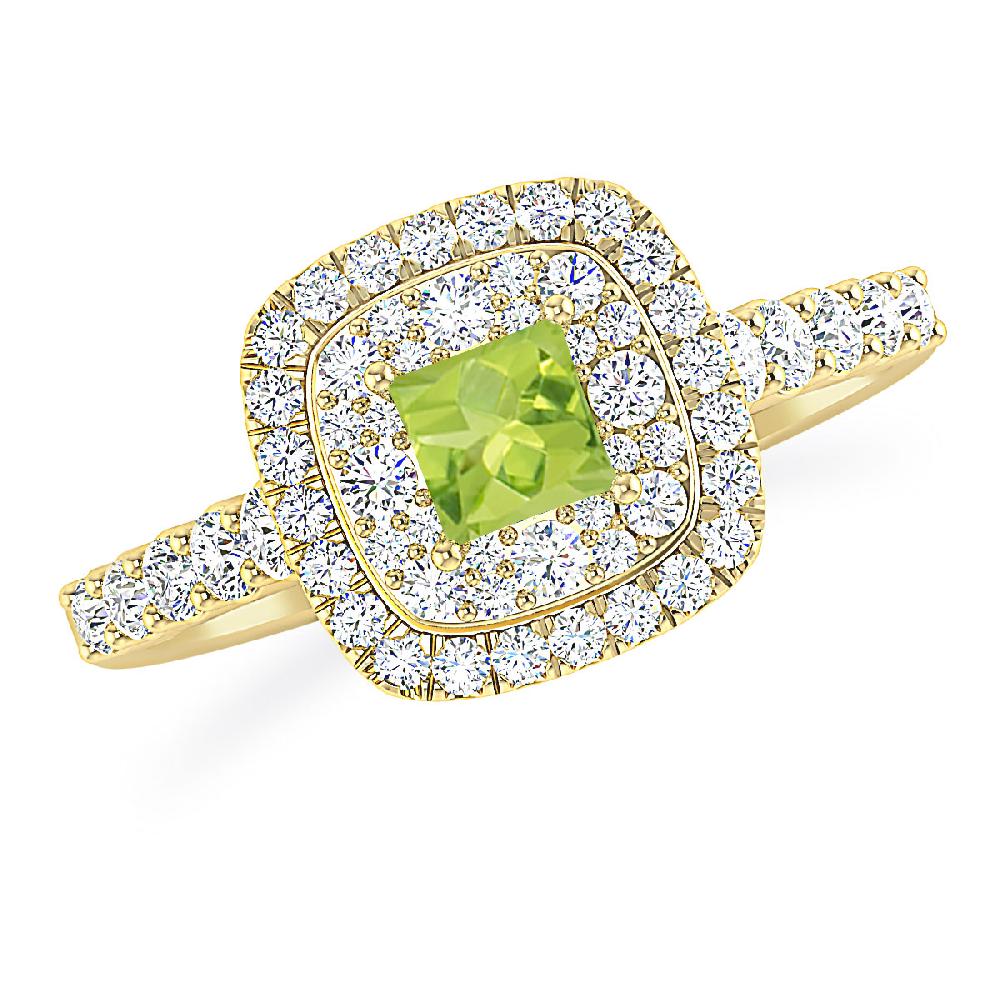 Yellow Gold - Peridot