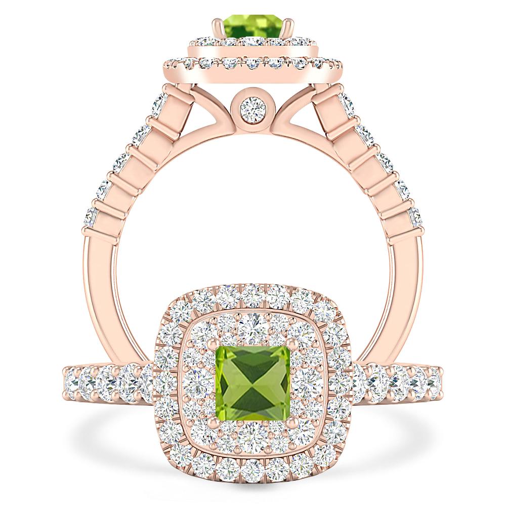 Rose Gold - Peridot