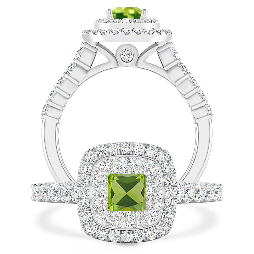 White Gold - Peridot