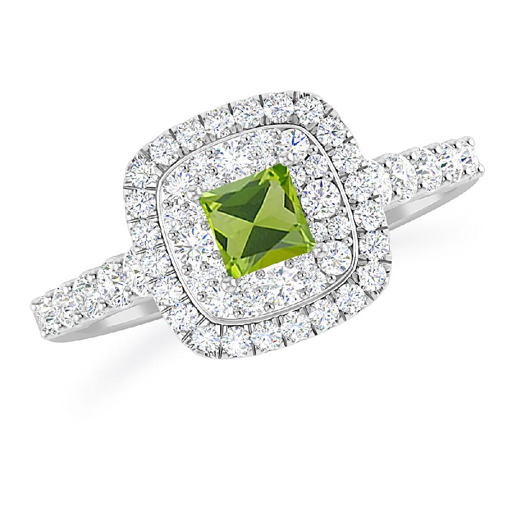 White Gold - Peridot