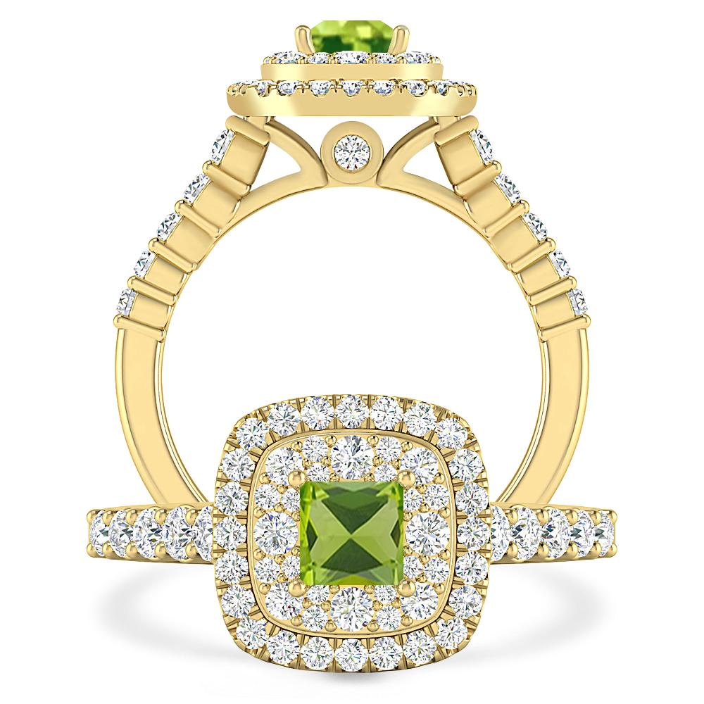 Yellow Gold - Peridot