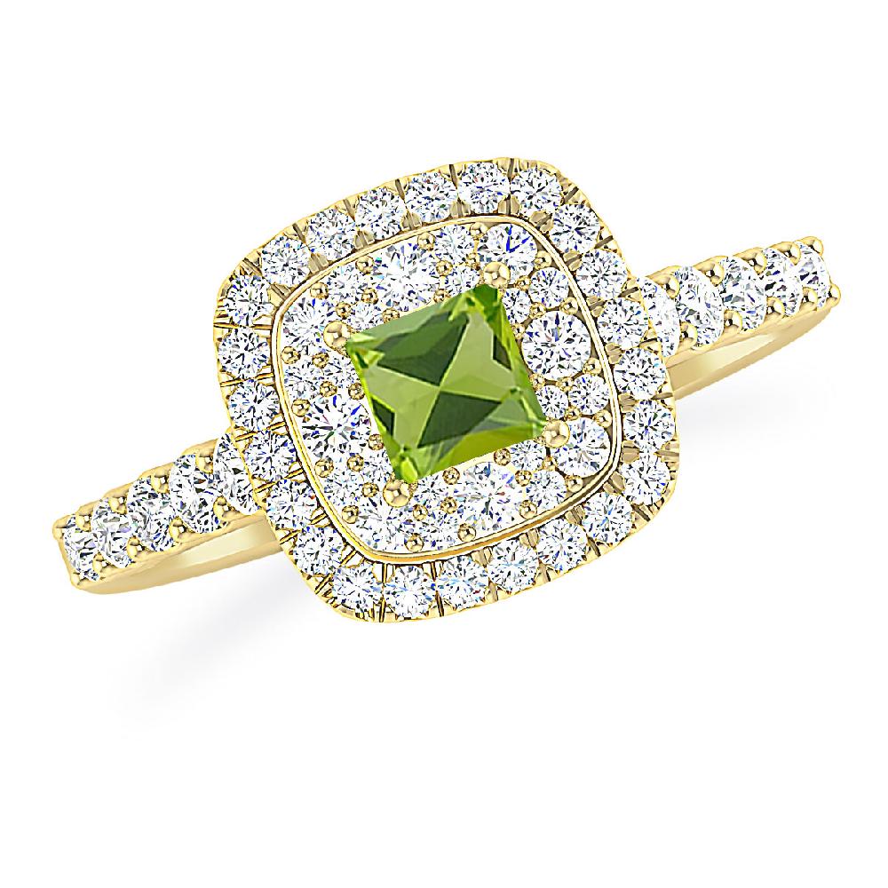 Yellow Gold - Peridot