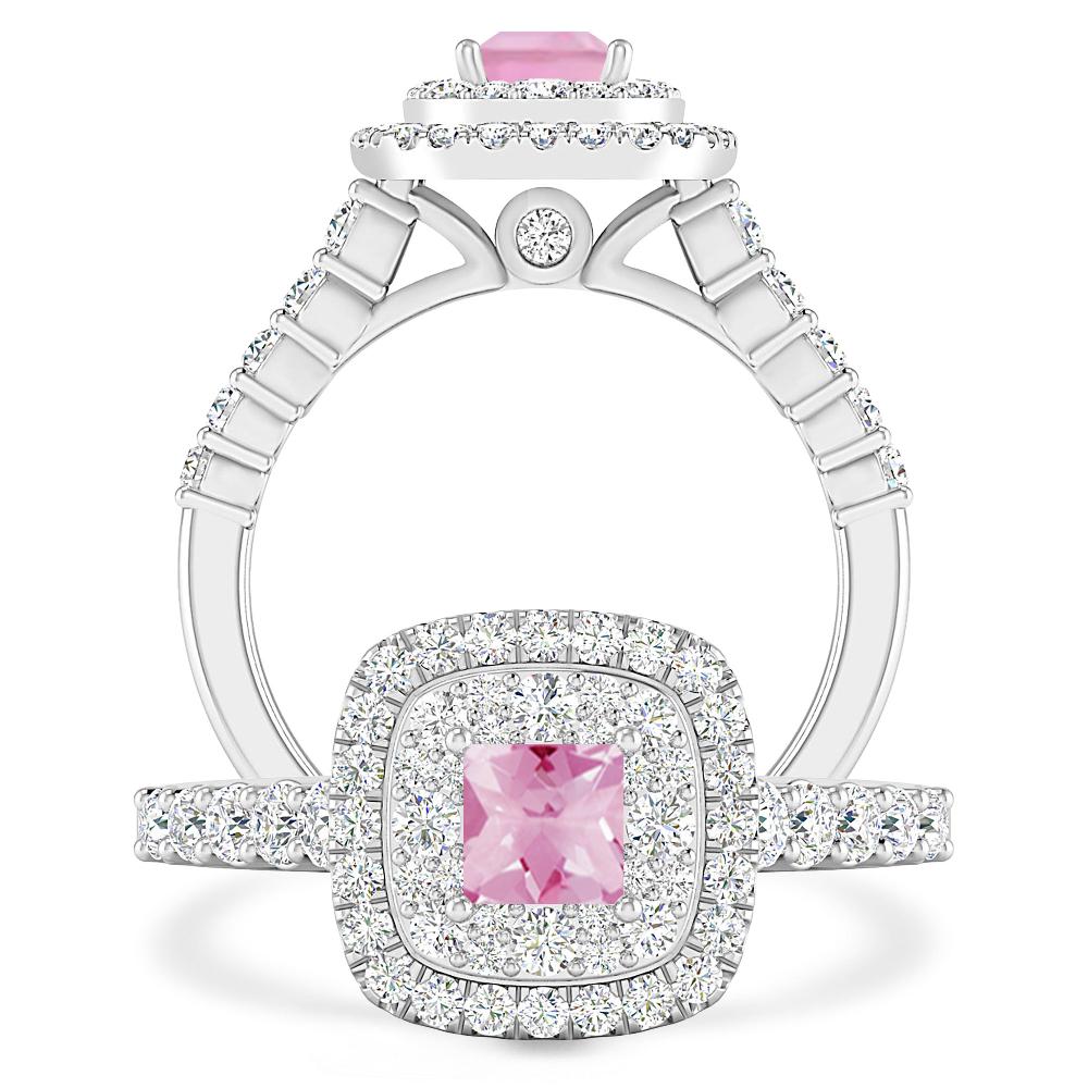 White Gold - Pink Tourmaline