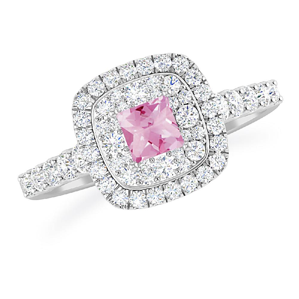 White Gold - Pink Tourmaline