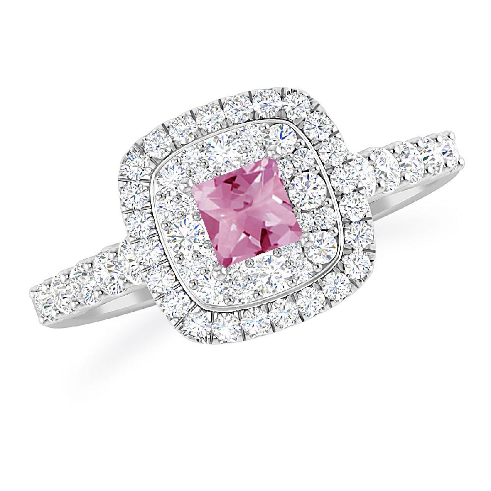 White Gold - Pink Tourmaline