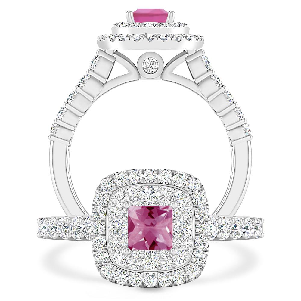 White Gold - Pink Tourmaline