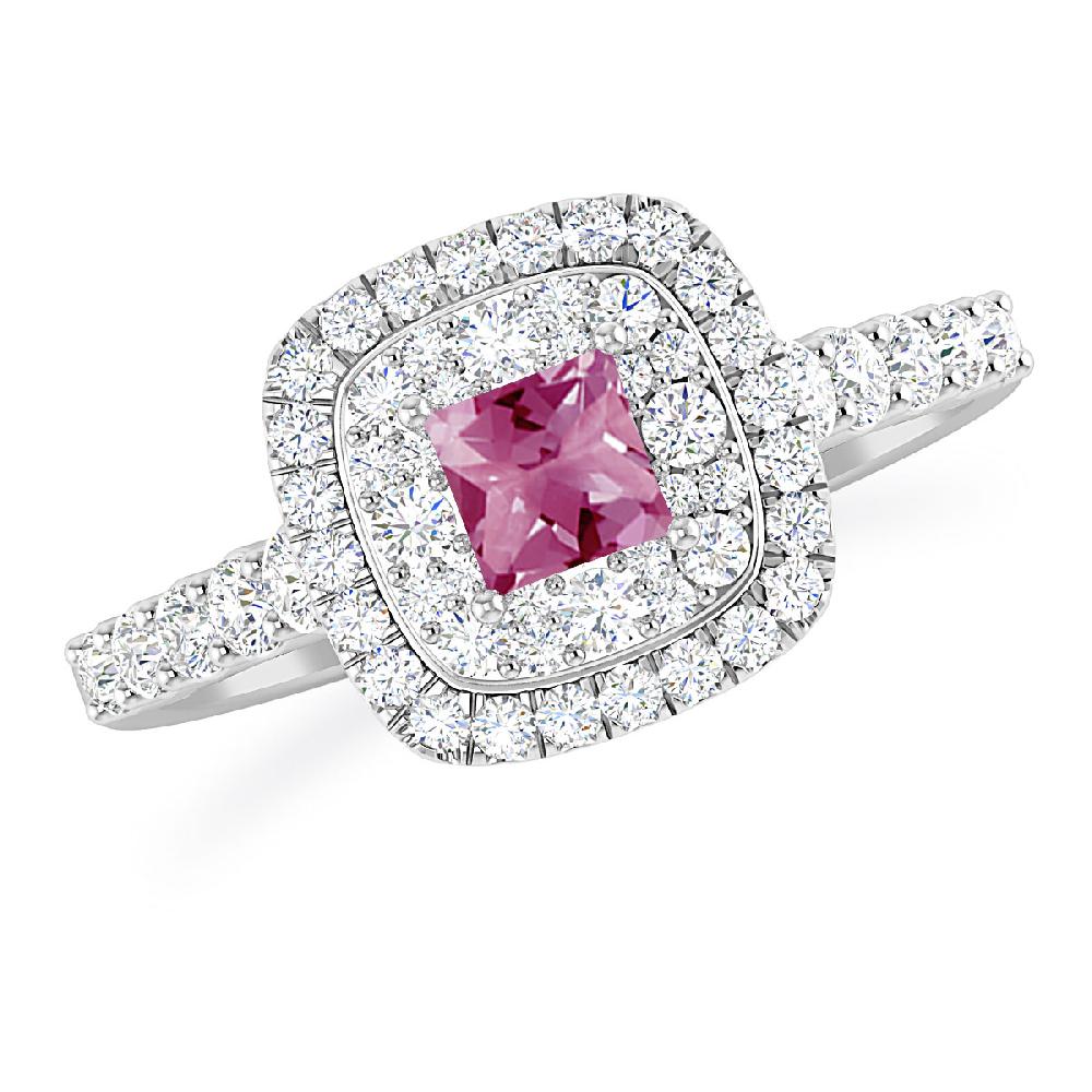 White Gold - Pink Tourmaline