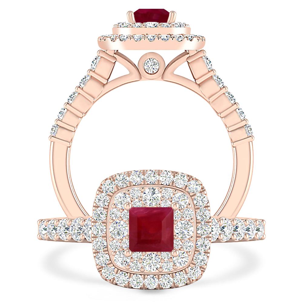 Rose Gold - Ruby