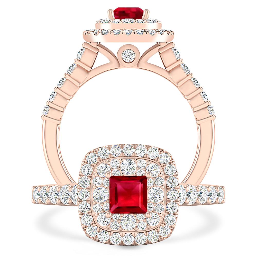 Rose Gold - Ruby