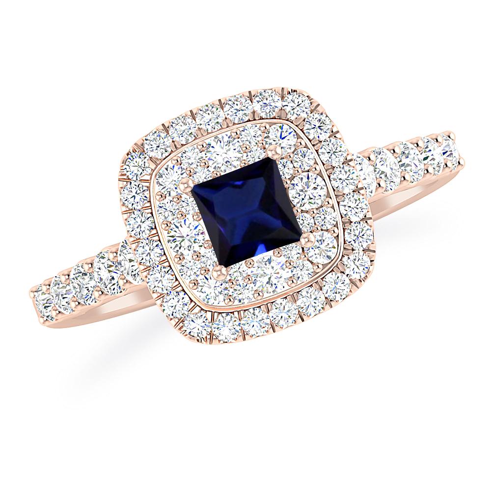Rose Gold - Sapphire