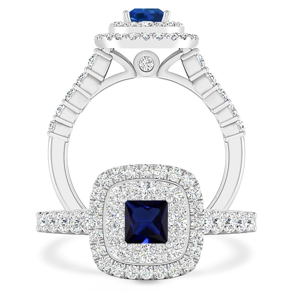 White Gold - Sapphire