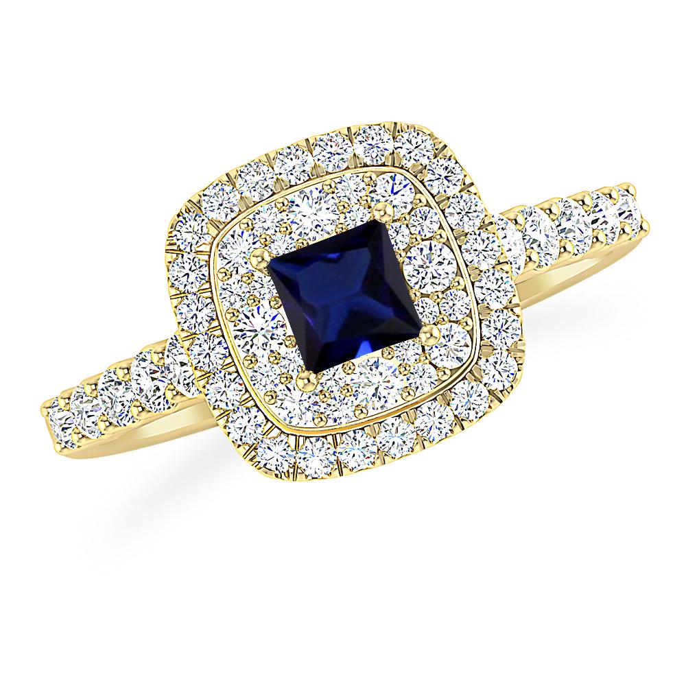 Yellow Gold - Sapphire