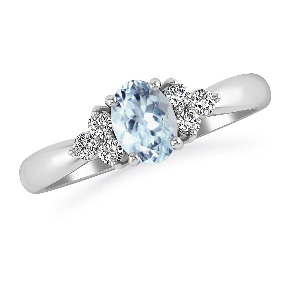 White Gold - Aquamarine