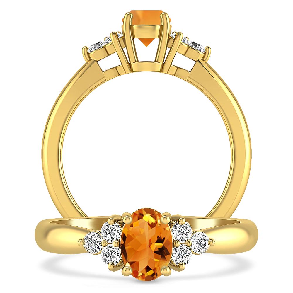 Yellow Gold - Citrine