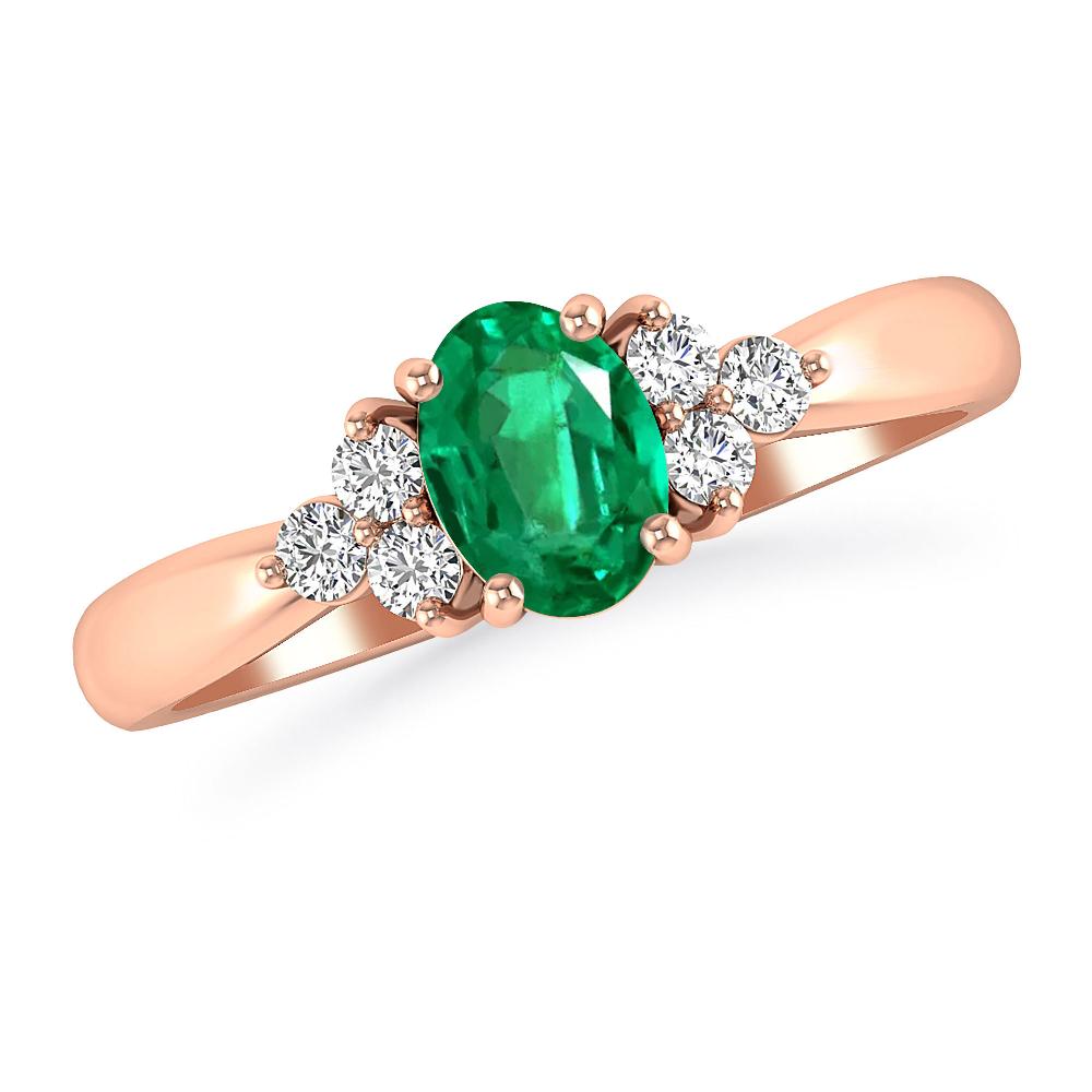 Rose Gold - Emerald